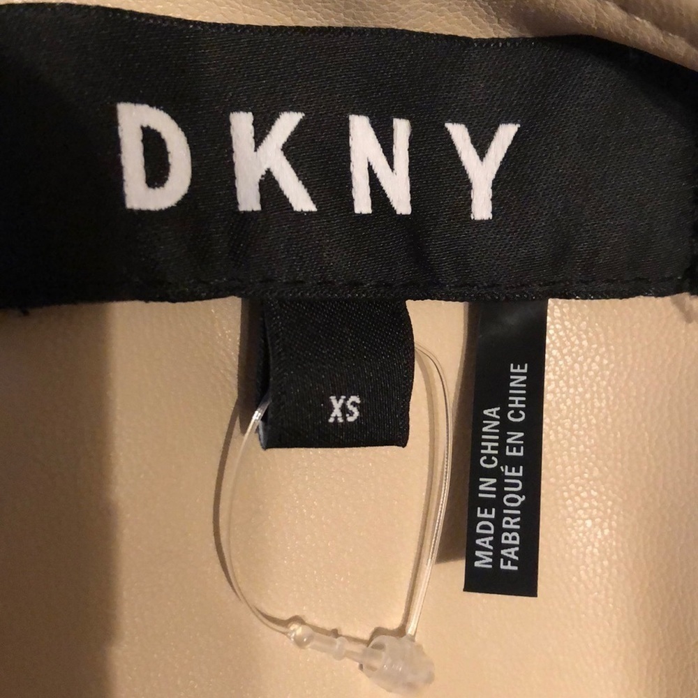 Dnky (nwot)faux leather jacket, light tan, xs - Picture 10 of 11